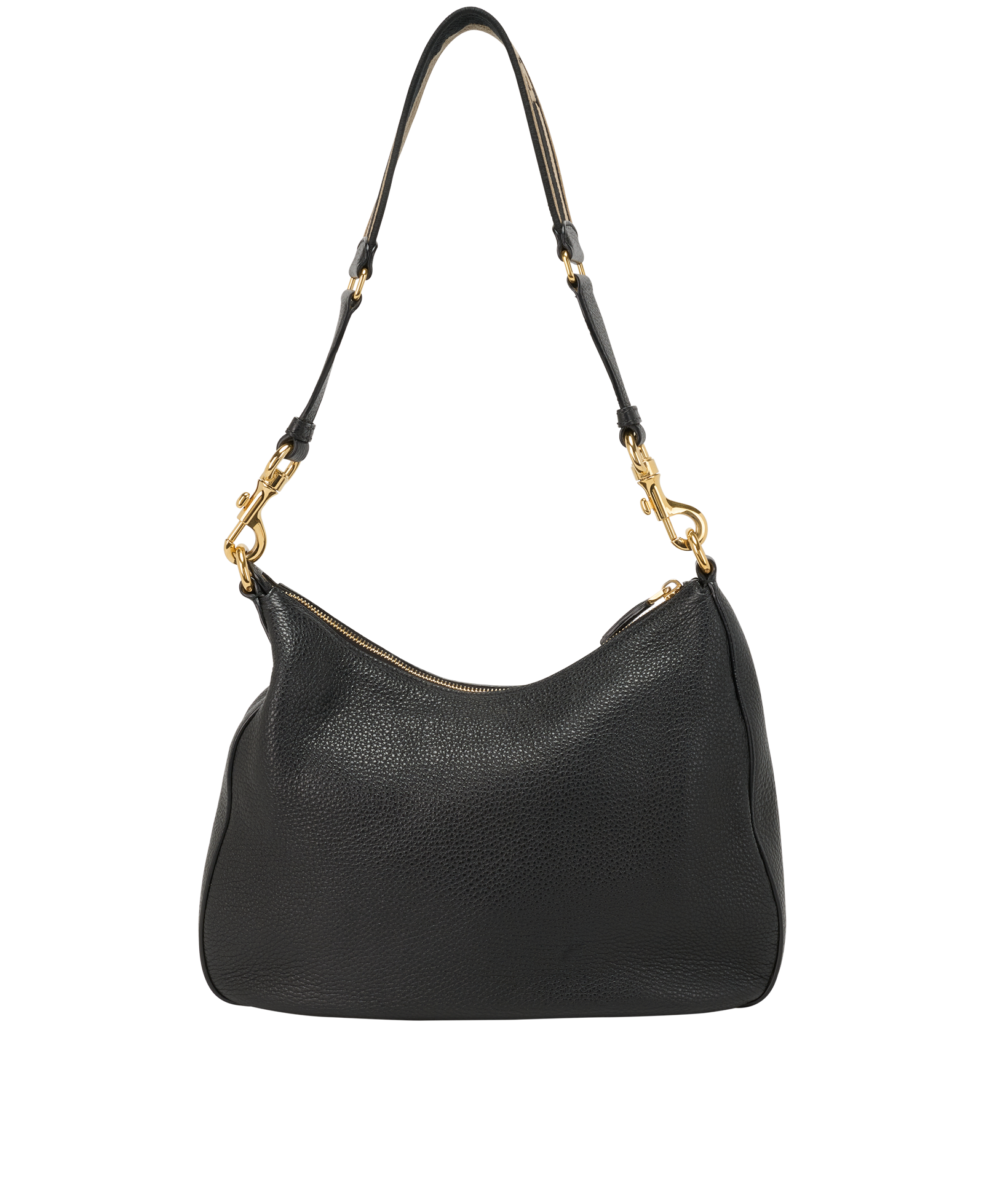 Sport Logo Hobo, &pound;1,200, Handbags, Black, Leather, Back view